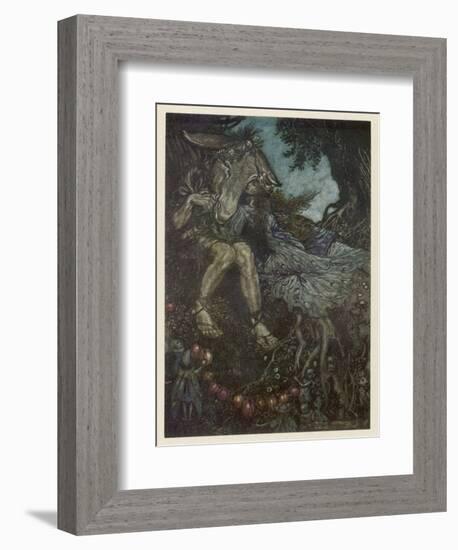 Midsummer Night's Dream-Arthur Rackham-Framed Art Print