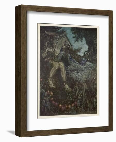 Midsummer Night's Dream-Arthur Rackham-Framed Art Print