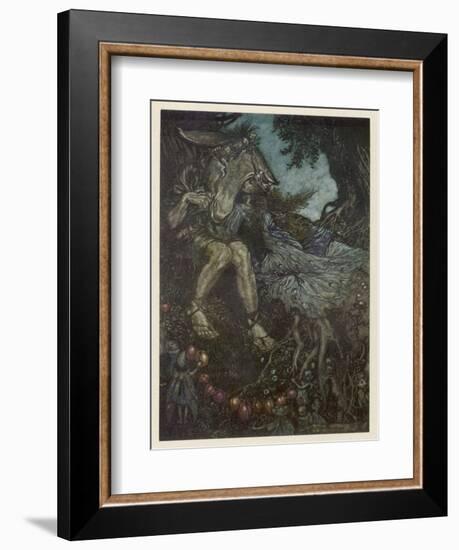 Midsummer Night's Dream-Arthur Rackham-Framed Art Print