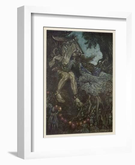 Midsummer Night's Dream-Arthur Rackham-Framed Art Print