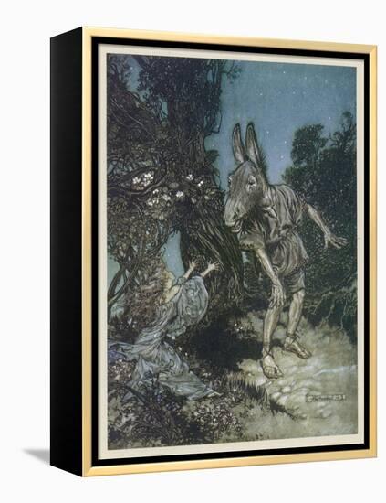 Midsummer Nights Dream-Arthur Rackham-Framed Premier Image Canvas