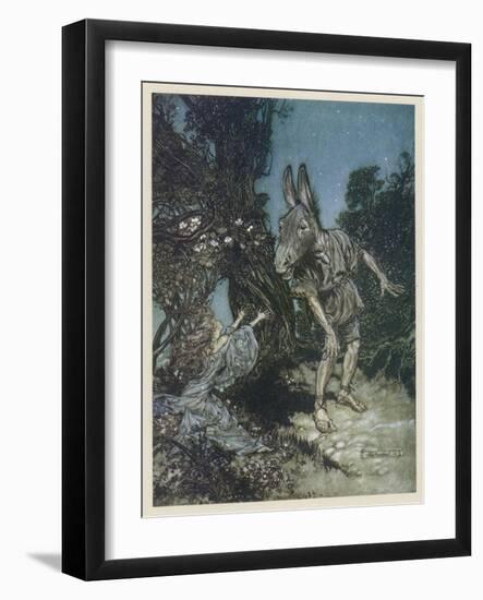 Midsummer Nights Dream-Arthur Rackham-Framed Photographic Print