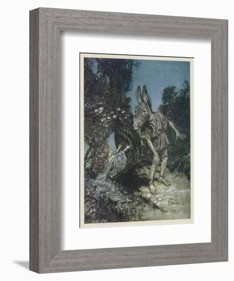 Midsummer Nights Dream-Arthur Rackham-Framed Photographic Print