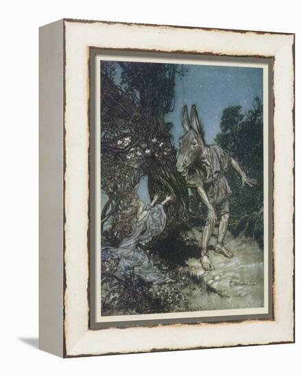 Midsummer Nights Dream-Arthur Rackham-Framed Premier Image Canvas