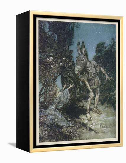 Midsummer Nights Dream-Arthur Rackham-Framed Premier Image Canvas