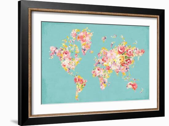 Midsummer World Turquoise-Danhui Nai-Framed Art Print