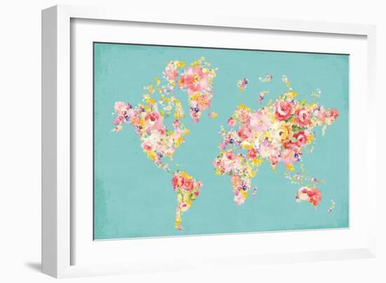 Midsummer World Turquoise-Danhui Nai-Framed Art Print