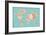 Midsummer World Turquoise-Danhui Nai-Framed Premium Giclee Print