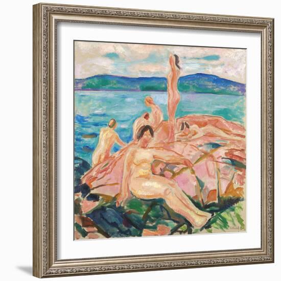 Midsummer-Edvard Munch-Framed Giclee Print