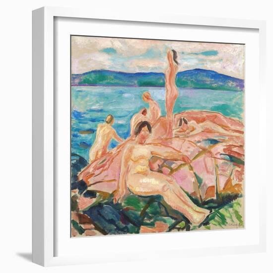 Midsummer-Edvard Munch-Framed Giclee Print