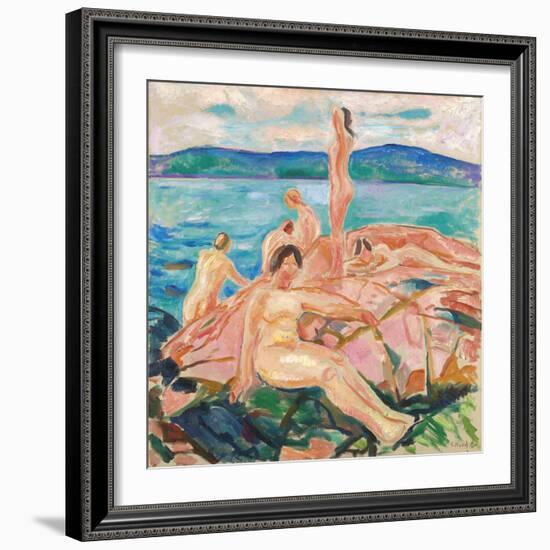 Midsummer-Edvard Munch-Framed Giclee Print