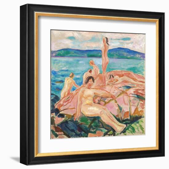 Midsummer-Edvard Munch-Framed Giclee Print