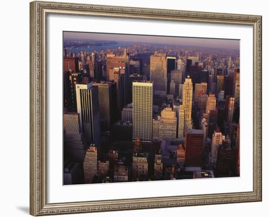 Midtown and Upper Manhattan, NY-Rudi Von Briel-Framed Photographic Print