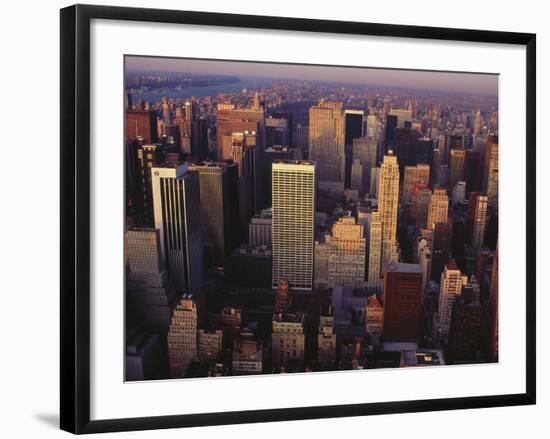 Midtown and Upper Manhattan, NY-Rudi Von Briel-Framed Photographic Print