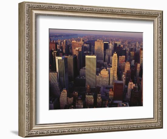 Midtown and Upper Manhattan, NY-Rudi Von Briel-Framed Photographic Print