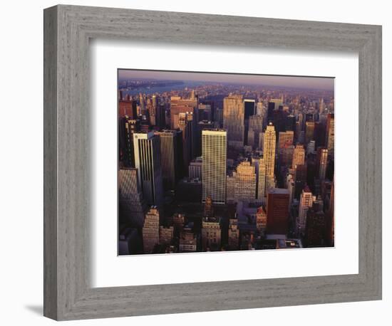 Midtown and Upper Manhattan, NY-Rudi Von Briel-Framed Photographic Print