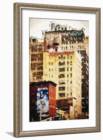 Midtown Buildings - In the Style of Oil Painting-Philippe Hugonnard-Framed Giclee Print