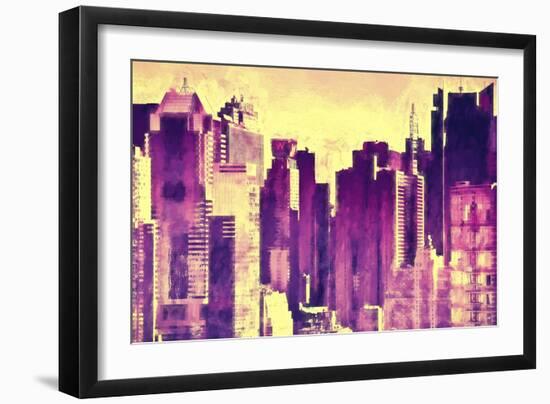 Midtown Buildings-Philippe Hugonnard-Framed Giclee Print