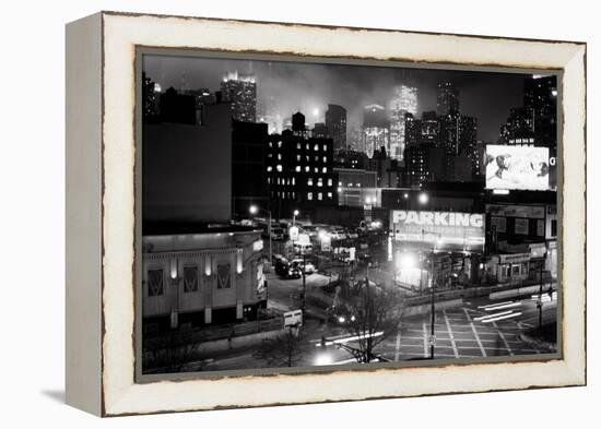 Midtown Haze-Evan Morris Cohen-Framed Premier Image Canvas