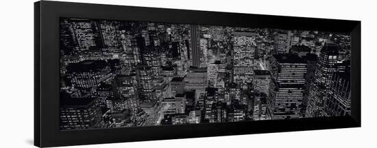 Midtown Manhattan at Night-Richard Berenholtz-Framed Art Print