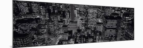 Midtown Manhattan at Night-Richard Berenholtz-Mounted Art Print