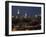 Midtown Manhattan at night-Richard Berenholtz-Framed Art Print