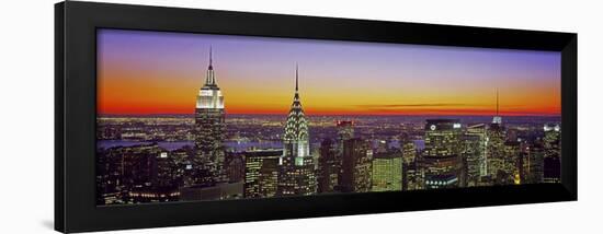 Midtown Manhattan at Sunset, NYC-Richard Berenholtz-Framed Art Print