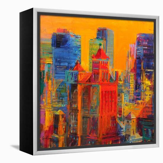 Midtown Manhattan from The Waldorf-Peter Graham-Framed Premier Image Canvas