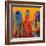 Midtown Manhattan from The Waldorf-Peter Graham-Framed Giclee Print