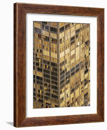 Midtown Manhattan Office Building-David Jay Zimmerman-Framed Photographic Print