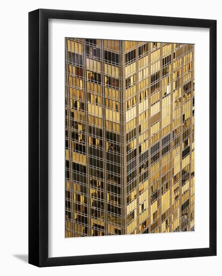 Midtown Manhattan Office Building-David Jay Zimmerman-Framed Photographic Print