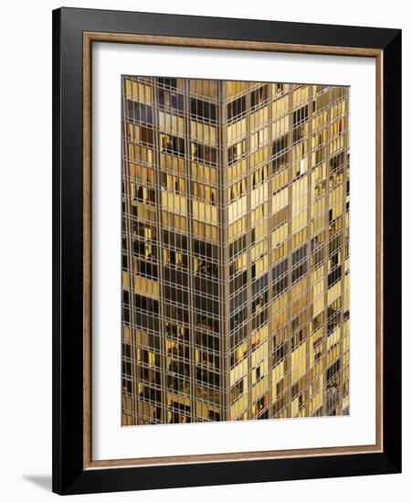 Midtown Manhattan Office Building-David Jay Zimmerman-Framed Photographic Print