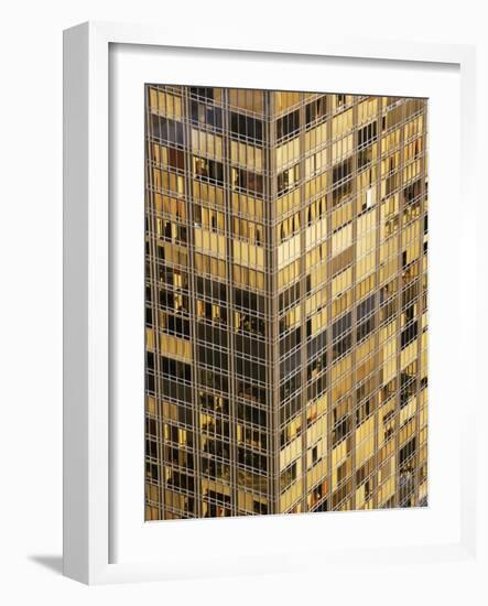 Midtown Manhattan Office Building-David Jay Zimmerman-Framed Photographic Print