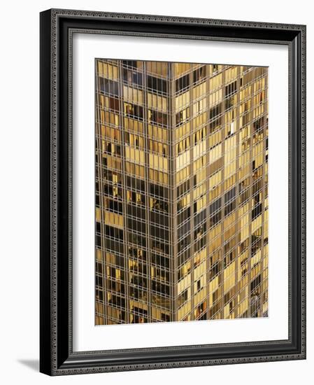 Midtown Manhattan Office Building-David Jay Zimmerman-Framed Photographic Print