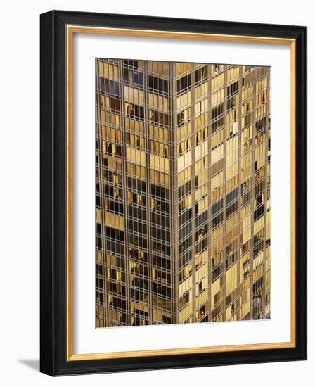 Midtown Manhattan Office Building-David Jay Zimmerman-Framed Photographic Print