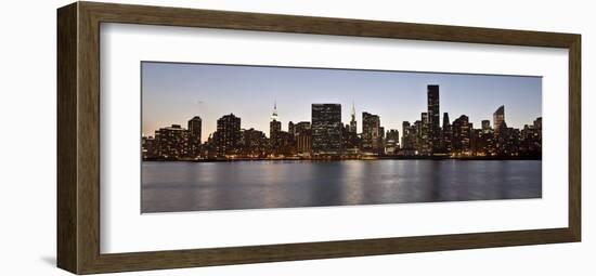 Midtown Manhattan skyline, NYC-Michel Setboun-Framed Giclee Print