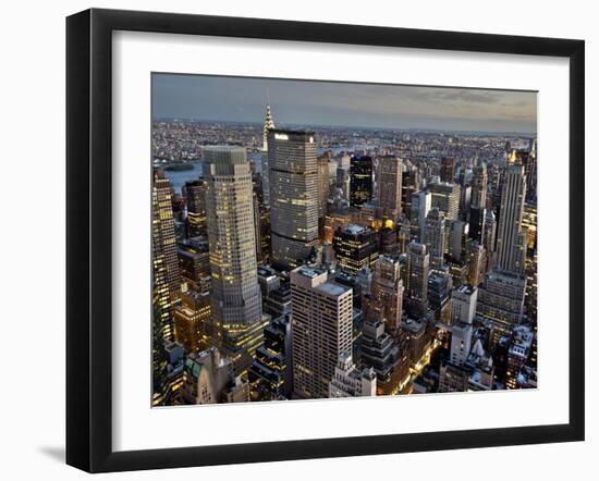 Midtown Manhattan-Vadim Ratsenskiy-Framed Art Print