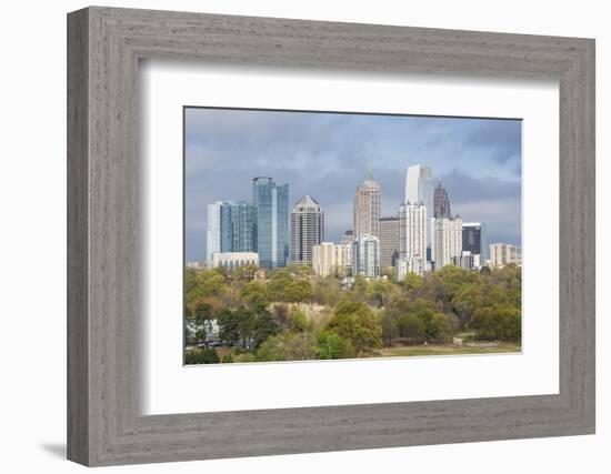 Midtown Skyline from Piedmont Park, Atlanta, Georgia, United States of America, North America-Gavin Hellier-Framed Photographic Print