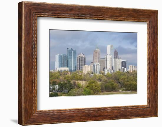 Midtown Skyline from Piedmont Park, Atlanta, Georgia, United States of America, North America-Gavin Hellier-Framed Photographic Print