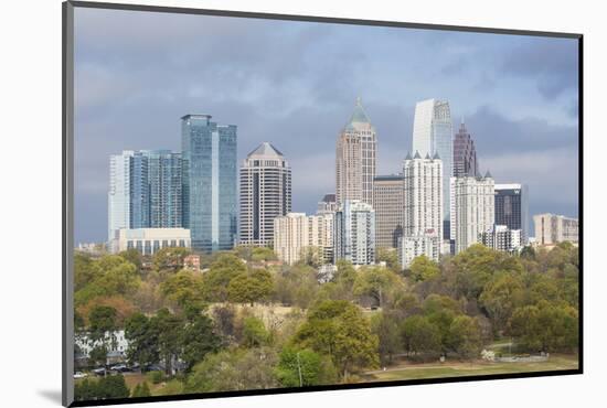 Midtown Skyline from Piedmont Park, Atlanta, Georgia, United States of America, North America-Gavin Hellier-Mounted Photographic Print