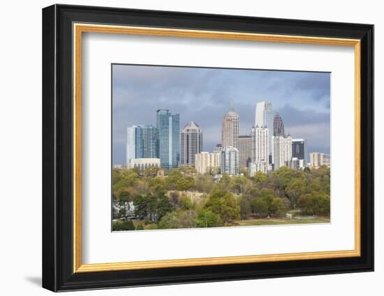 Midtown Skyline from Piedmont Park, Atlanta, Georgia, United States of America, North America-Gavin Hellier-Framed Photographic Print