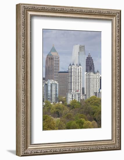 Midtown Skyline from Piedmont Park, Atlanta, Georgia, United States of America, North America-Gavin Hellier-Framed Photographic Print