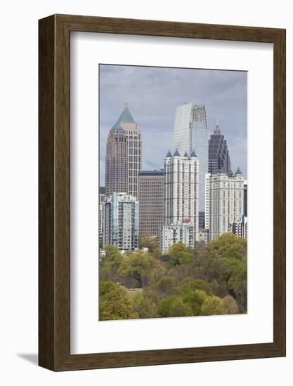 Midtown Skyline from Piedmont Park, Atlanta, Georgia, United States of America, North America-Gavin Hellier-Framed Photographic Print