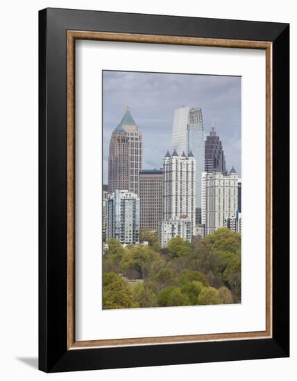 Midtown Skyline from Piedmont Park, Atlanta, Georgia, United States of America, North America-Gavin Hellier-Framed Photographic Print