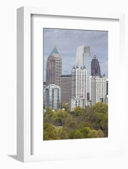 Midtown Skyline from Piedmont Park, Atlanta, Georgia, United States of America, North America-Gavin Hellier-Framed Photographic Print