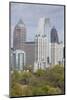 Midtown Skyline from Piedmont Park, Atlanta, Georgia, United States of America, North America-Gavin Hellier-Mounted Photographic Print