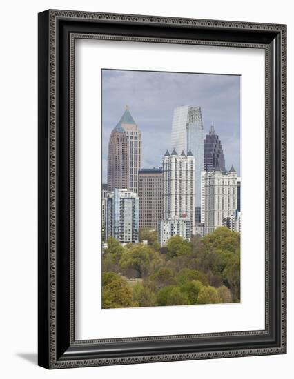 Midtown Skyline from Piedmont Park, Atlanta, Georgia, United States of America, North America-Gavin Hellier-Framed Photographic Print