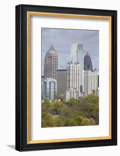 Midtown Skyline from Piedmont Park, Atlanta, Georgia, United States of America, North America-Gavin Hellier-Framed Photographic Print