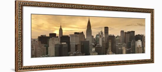 Midtown Skyline with Chrysler Building and Empire State Building, Manhattan, New York City, USA-Jon Arnold-Framed Photographic Print