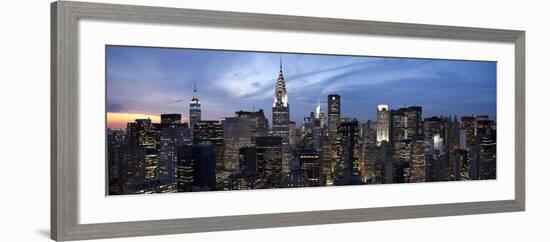 Midtown Skyline with Chrysler Building and Empire State Building, Manhattan, New York City, USA-Jon Arnold-Framed Photographic Print